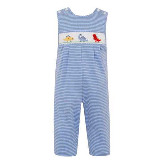 Dinosaurs Blue Knit Stripe Long Jon Jon