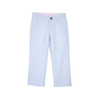 Prep School Pants Seersucker Breakers Blue