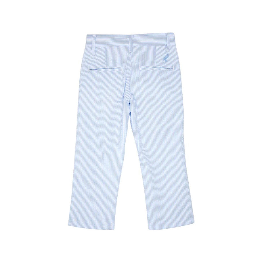 Prep School Pants Seersucker Breakers Blue