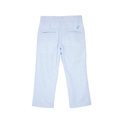 Prep School Pants Seersucker Breakers Blue