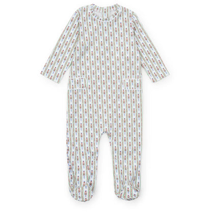 Preston Boys Nutcracker Stripe Romper