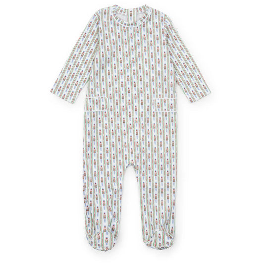Preston Boys Nutcracker Stripe Romper