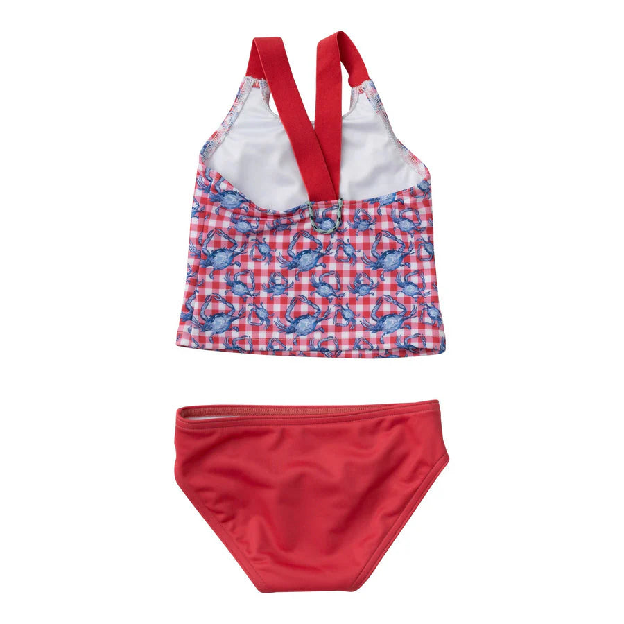 Girls Crab Two Piece Bathing Suit