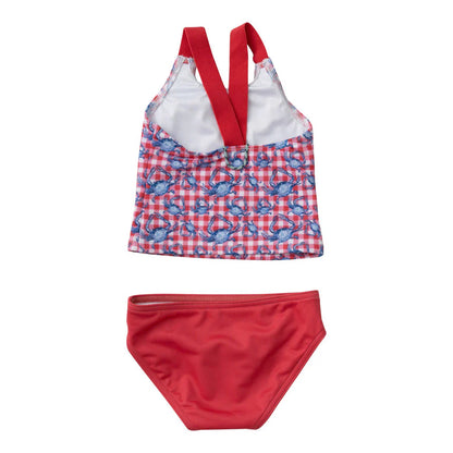 Girls Crab Two Piece Bathing Suit