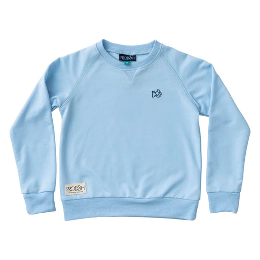 Kids Crew Control Sweatshirt Clear Sky
