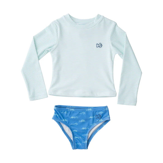 Girls Reef Rashguard Swim Set