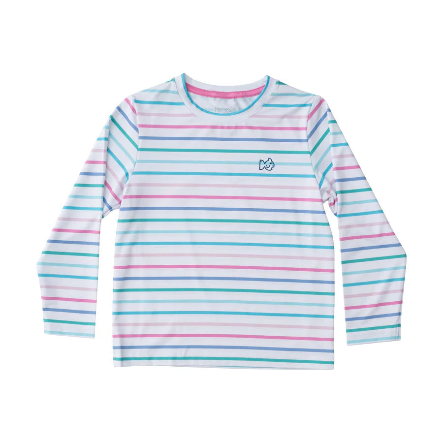 Long Sleeve Fishing Shirt Fuchsia Pink Multi