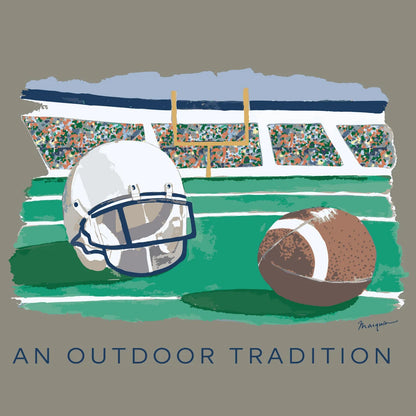 Boys Pro Performance Short Sleeve Tee - Sage Green/Football