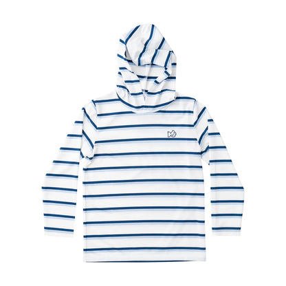 Pompano Stripe Performance Hoodie T-shirt