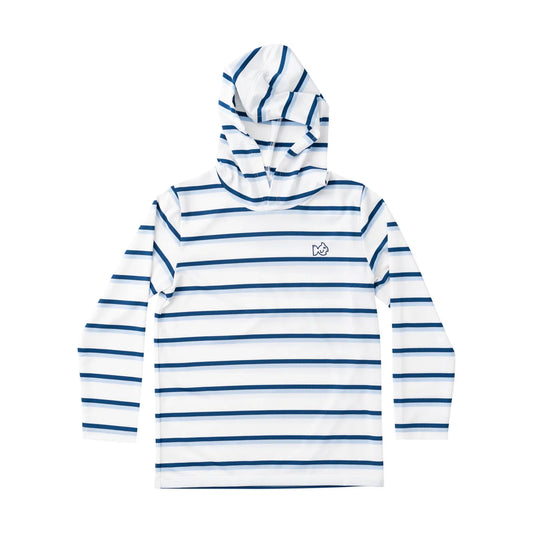 Pompano Stripe Performance Hoodie T-shirt