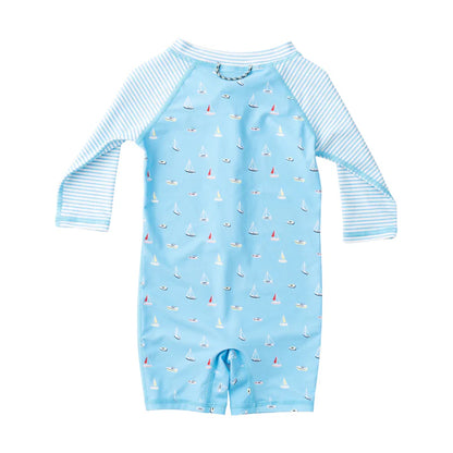 Baby Reef One Piece Swimsuit Boats In The Bay