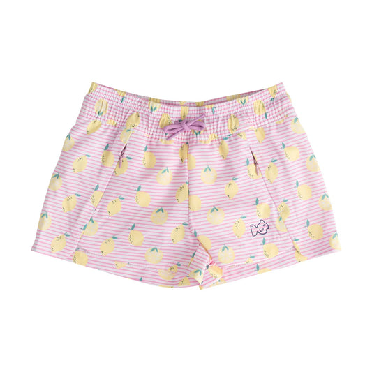 Lemon Stripe Beach Cruiser Short