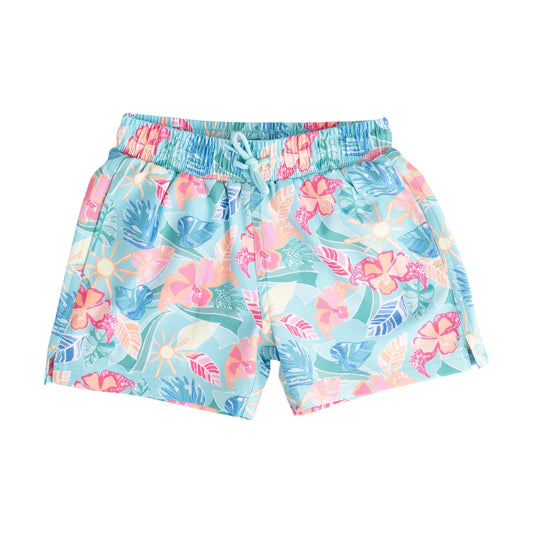 Boogie Board Swim Trunks Tropical Floral