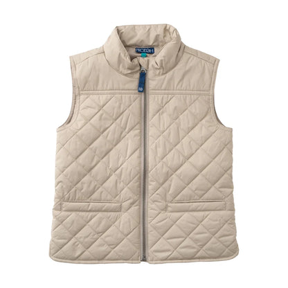Kids Pro Quilted Vest - Khaki