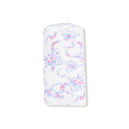 Ribbon Floral Fling Swaddle Blanket