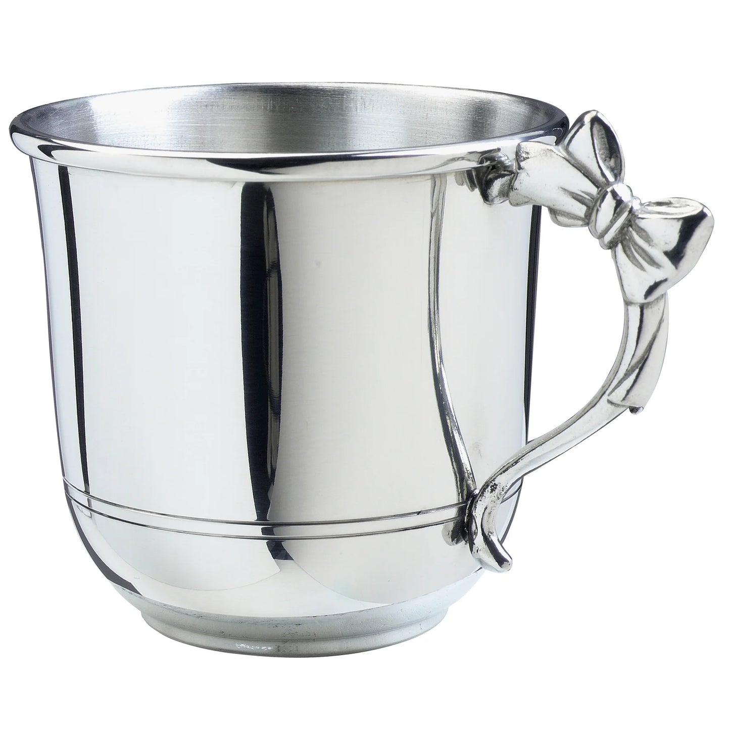 Pewter Baby Cup With Bow Handle