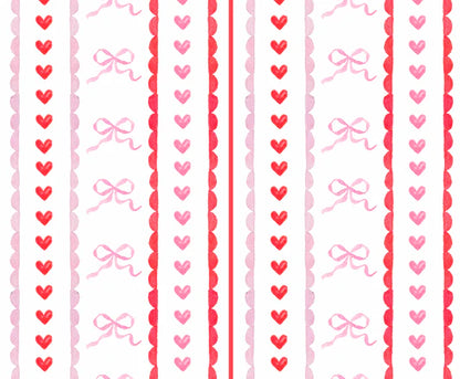 Peggie Peplum Legging Set Hearts