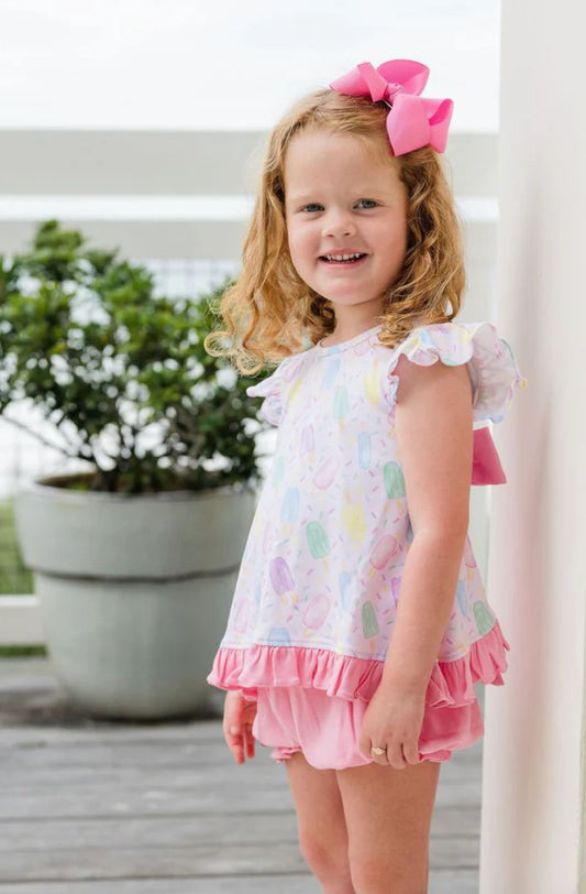 Mae Knit Summertime Swing Bloomer Set