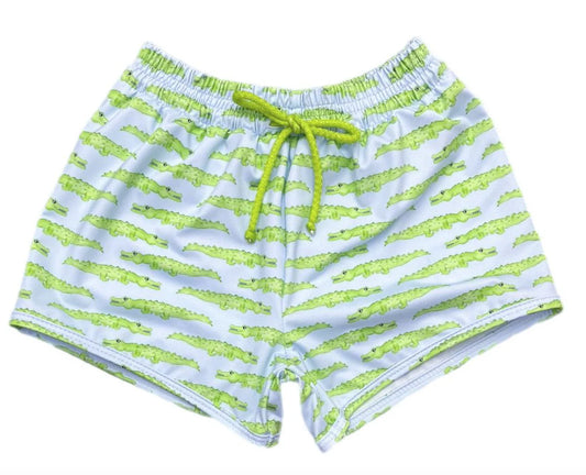 James Alligator Swim Trunks