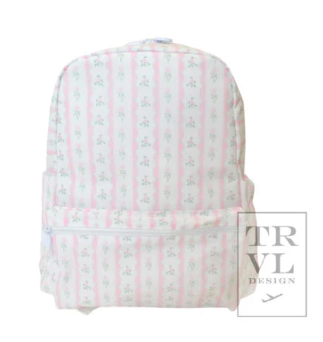 Backpack Ribbon Floral Pink