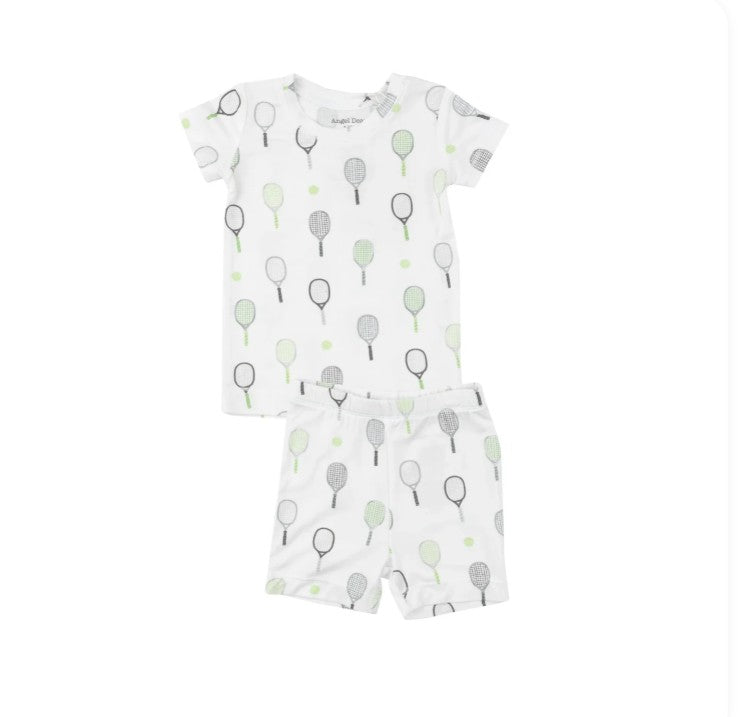 Tennis Green Short Lounge Wear Set