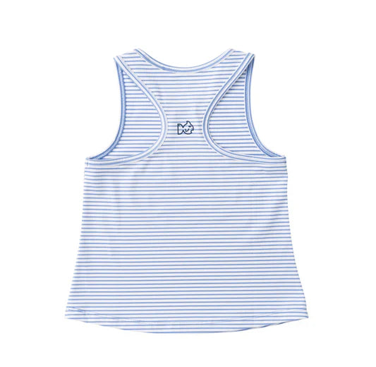 Racerback Tank Top Persian Purple Stripe