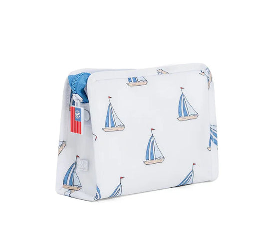 Roadie Large Zip Pouch - Sail Away