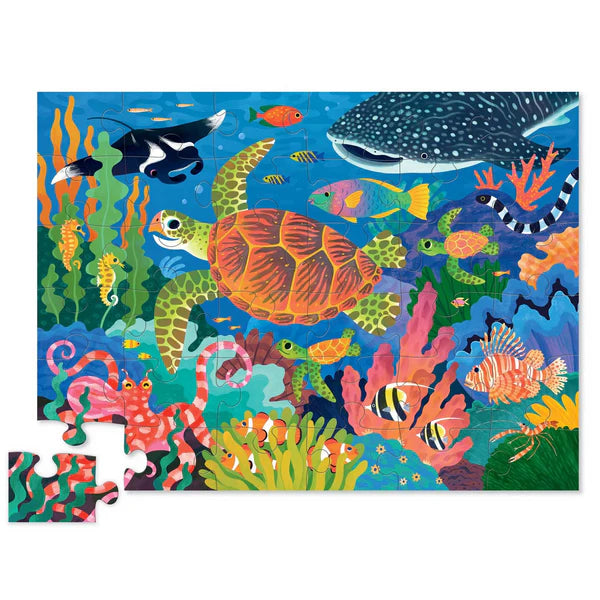 36 Piece Foil Puzzle - Sea Turtle