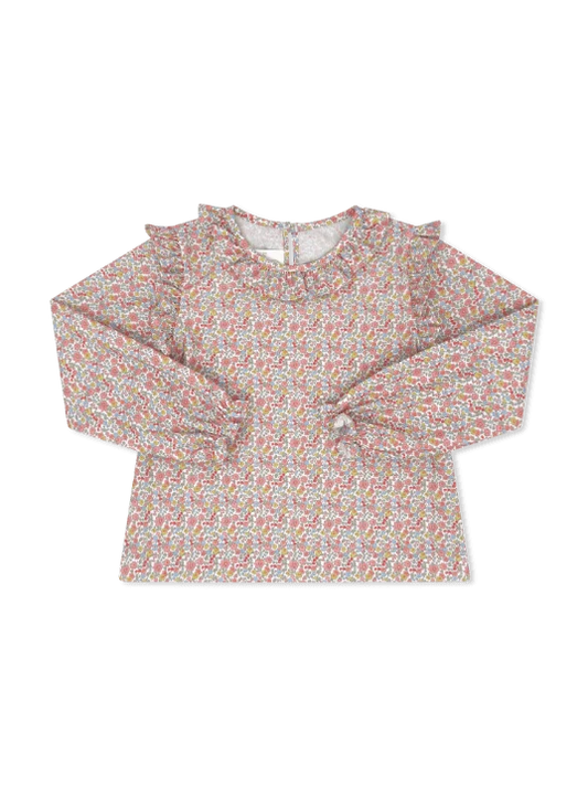 Evelyn Blouse Long Sleeve - Autumn Garden