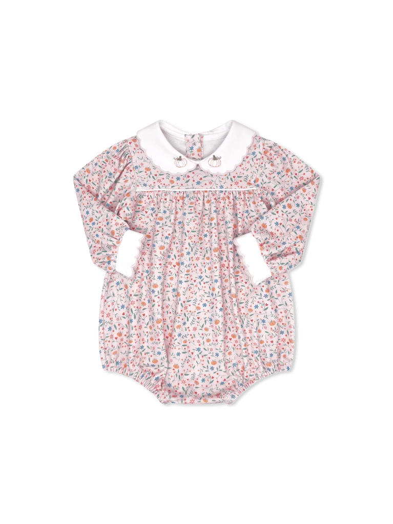 Long Sleeve Bubble - Pumpkin Grove Floral