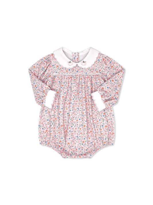 Long Sleeve Bubble - Pumpkin Grove Floral