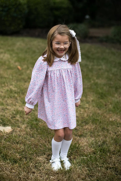Long Sleeve Dress - Pumpkin Grove Floral