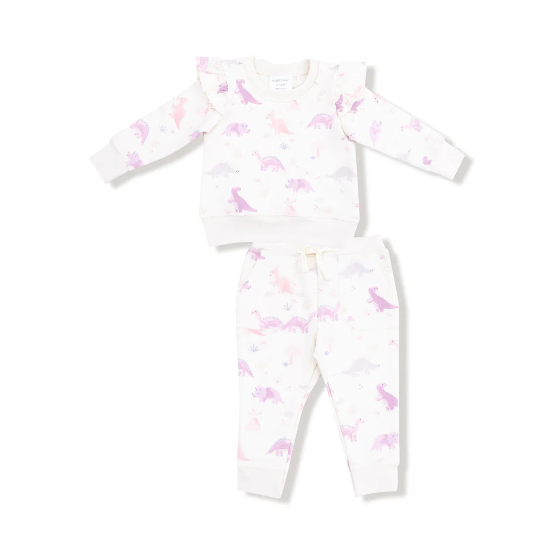 Soft Pink And Purple Dinos Set