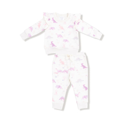 Soft Pink And Purple Dinos Set