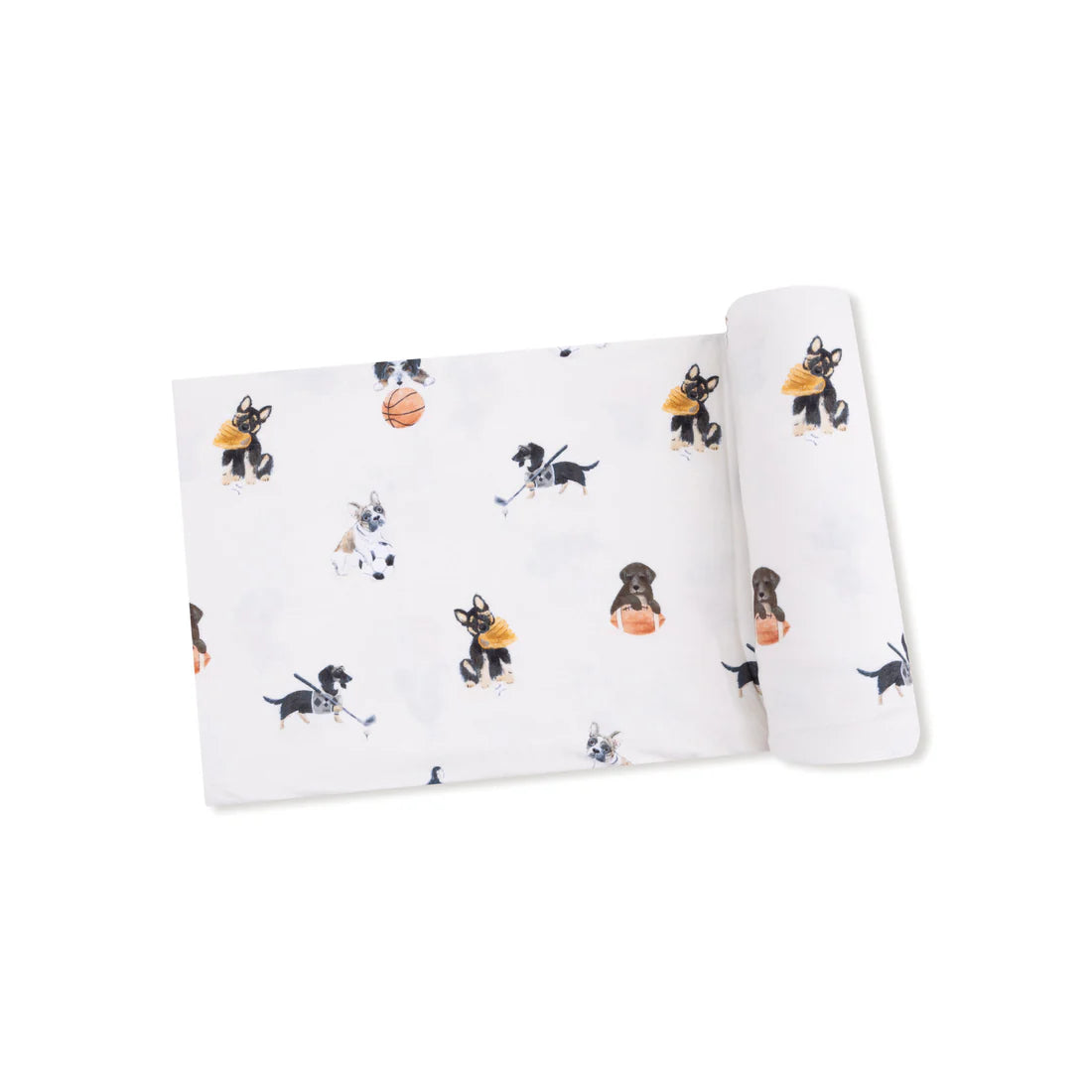 Sporty Pups Swaddle Blanket