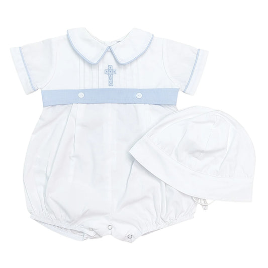 Blue Cross With Hat Set