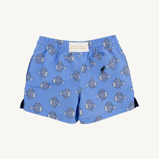 Red Knit Boys Shorts W/ Pockets