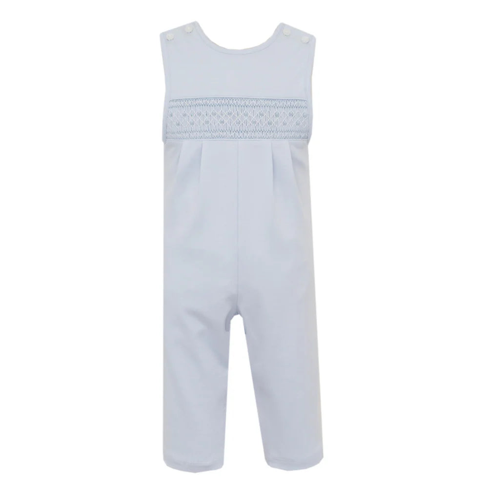 Light Blue Knit Boys Long Jon Jon