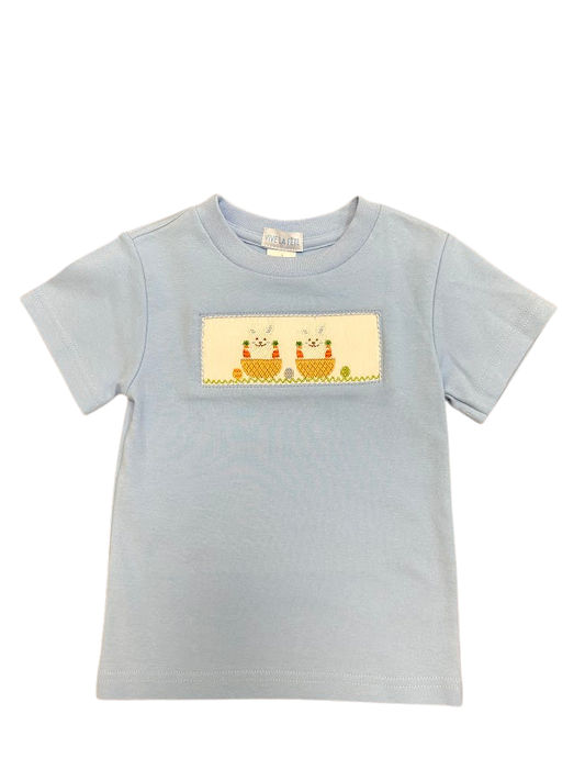 Blue Bunny Basket Knit Shirt 2T