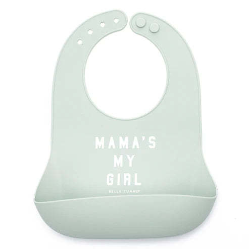 Mamas My Girl Bib - Sage