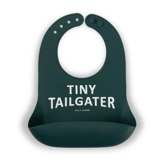 Tiny Tailgater Wonder Bib Green