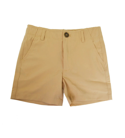 Youth Performance Shorts Solid Khaki