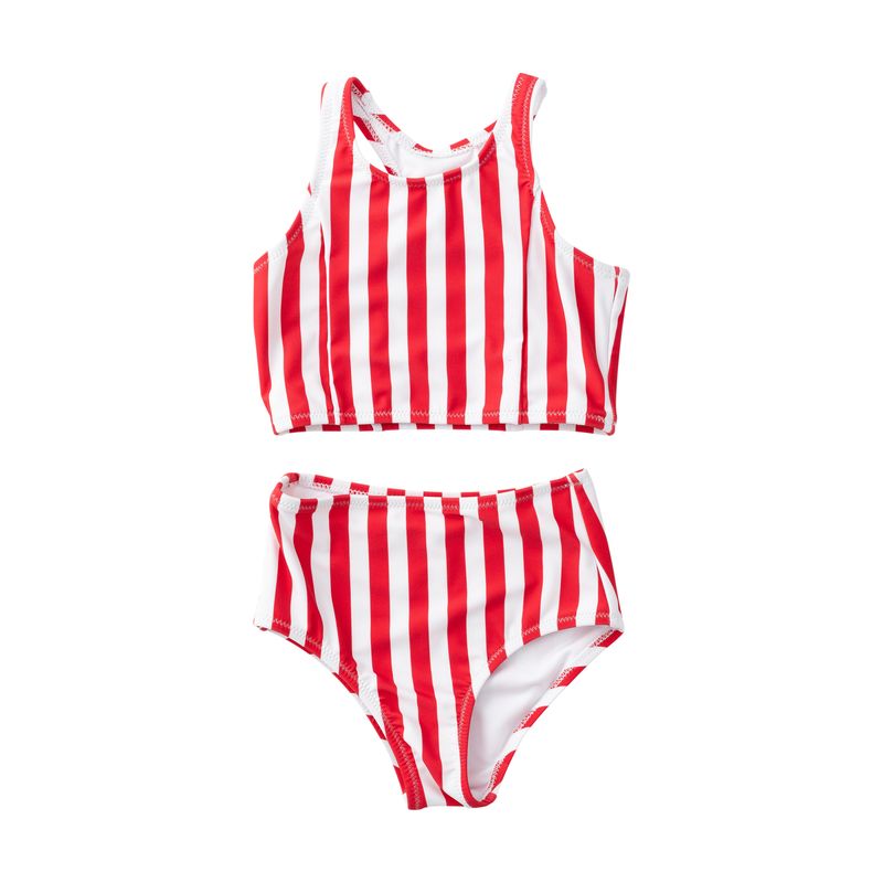Red And White Beachcomber Set