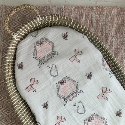 Southern Belle Muslin Swaddle Blanket