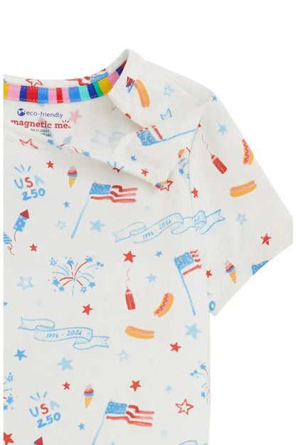 USA 250 Modal Magnetic Pajama Set