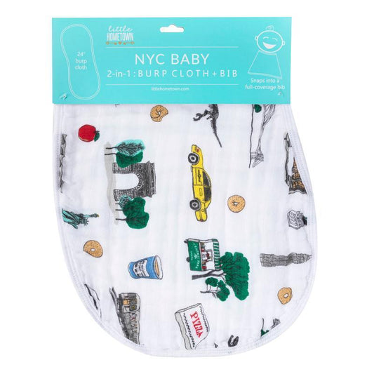New York City Burp & Bib Combo