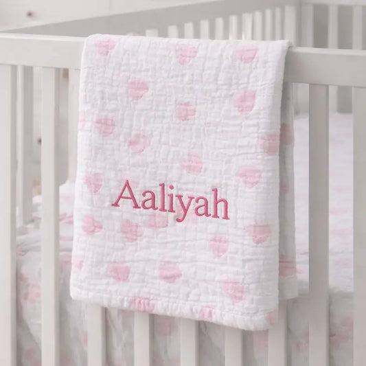 Hearts Baby Blanket