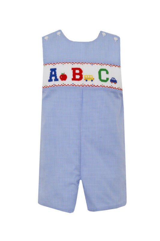 ABC Boys Blue Gingham Short Jon Jon