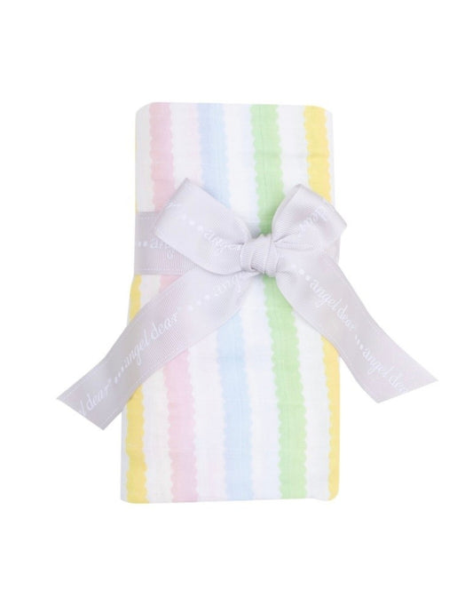 Ric Rac Stripe Swaddle Blanket