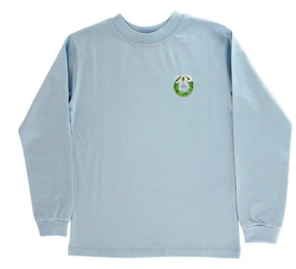 Long Sleeve Bottle Brush Bayberry Tee